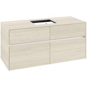 Wastafelonderkast Collaro 1200x548x500mm White Oak C12800AA