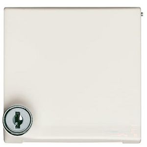 Centraalplaat met kd met slot verloop v SI IP44 A-w creme (2118 GKSL-32)