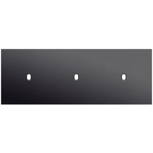 Afdekplaat 3-voud horiz. 71mm centerafst. 224-57701