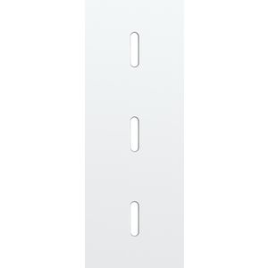 Drievoudige afdekpl. verticaal 71mm centerafstand drie enkel