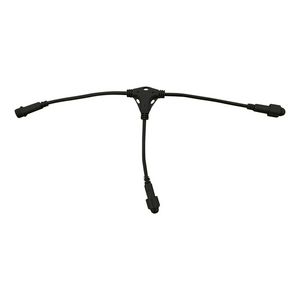 T-verdeler QuickFix QF 002-121 2 voudig 36V zwart