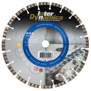 Beton Premium diamantzaagblad 300mm asgat 25.4mm