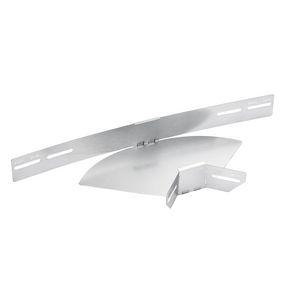 Hoekstuk verstelbaar vlak 120x60mm Sendzimir verzinkt