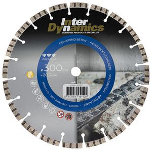 Beton Premium diamantzaagblad 300mm asgat 20.0mm