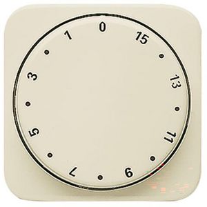 Centraalplaat + knop voor 1070U 15min SI creme (1770-212-102)