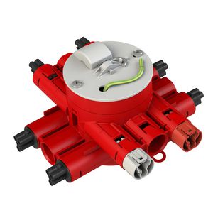 Stekerbare centraaldoos CW75-G6-brandwerend