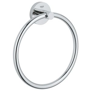 Essentials handdoekring chroom