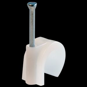 Spijkerclip halogeenvrij 11/15mm naturel VVE=100