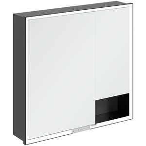Inbouw-spiegelkast My View+ 800x750x168mm Graphite