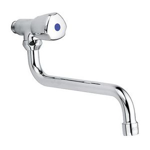 Tapkraan STANDAARD 1/2" S-uitloop 190mm chroom