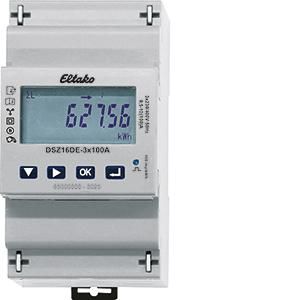 3-fase kWh meter voor max. 3x100A, DSZ16DE-3x100A MOD S0