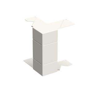 Binnen/buitenhoekstuk wandgoot WGX-H170x65 wit RAL9010