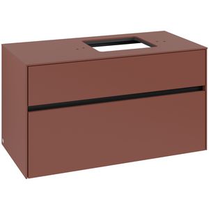 Wastafelonderkast Collaro 1000x548x500mm Wine Red C127B0AH