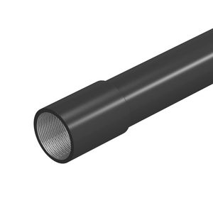Lengte a 3m. buis met draadeind M16 staal PES50 zwart VVE=10
