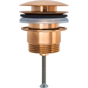 Push-openventiel Brons Geborsteld 63,5x63,5x95mm