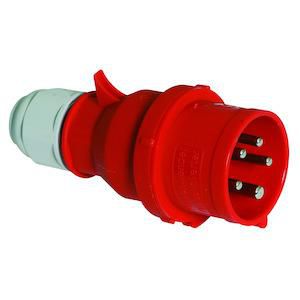 Steker FSW 6h 32A 5P 400V IP44 QC MG Ni VVE=10