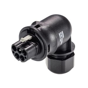 Stekerdeel met trekontlasting RST20I4S S1 YR1 zwart VVE=100