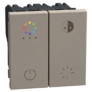 Doos a 6st. Light Now dimmer Dali - 2 modules - stone