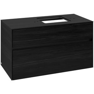Wastafelonderkast Collaro 1000x548x500mm Black Oak C127B0AB