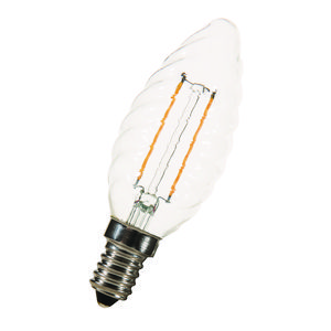 LED-lamp C35 TW CL FIL Twisted E14 2W 21W 200lm 822 helder