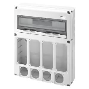 Q-DIN 20 MODULE-4 FLENZEN IB 16/32 A IP67 + 4 FLENZEN IEC