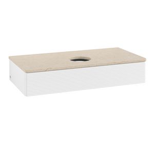Wastafelonderkast Antao 1000x190x500mm White Matt Lacquer K09113MT