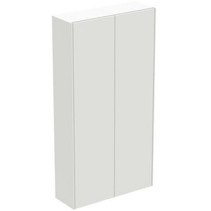 Conca kolomkast dubbel halfhoog 72x25x140cm 2 deuren matt white