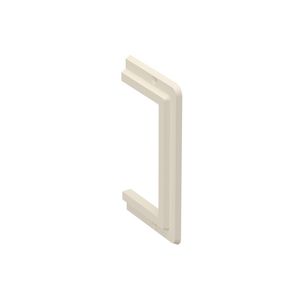 Flensplaat 120mm WGS-R120/65 PVC RAL1013