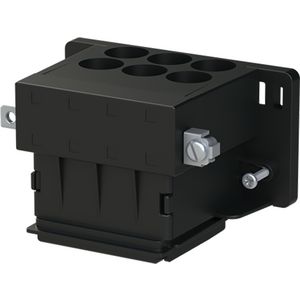 Invoerstuk 65 mm buis 6 x 16/19 mm buis geschikt voor HNL