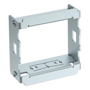 Tussenstuk v. 90gr draaien aansl.module 45 45x45mm staal