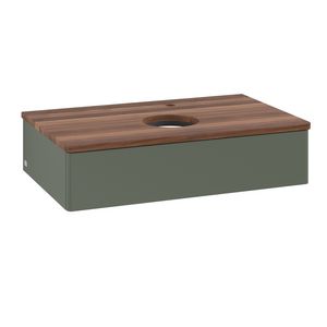 Wastafelonderkast Antao 800x190x500mm L.Green Matt Lacquer K08052HL