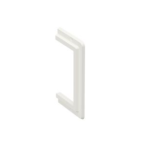 Flensplaat 170mm WGS-R170/65 PVC wit RAL9010