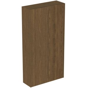 Conca kolomkast dubbel halfhoog 72x25x140cm 2 deuren dark walnut