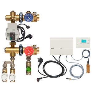 Vloerverw.verdeler 4870 3-pijps E-pomp onder zonder groepen