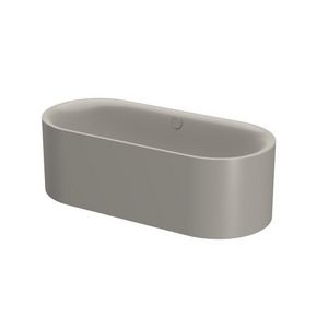 Bad BetteLux Oval Silhouette 1800×800mm Stone