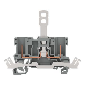 2-pins scheidingsbasisklem afschermingsrail draagrai VVE=50