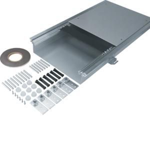 Vloergoot bovenliggend bodembak staal 400x60-100mm VVE=2