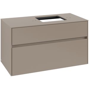 Wastafelonderkast Collaro 1000x548x500mm Taupe C12700VM