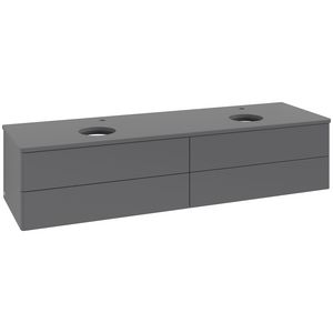 Wastafelonderkast Antao 1600x360x500mm Antr. Matt Lacquer K28050GK