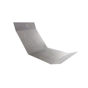 Deksel vervalstuk 90gr. Crafty MF H100 B1000 RVS 304R300