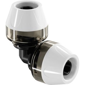 Kniekoppeling 90° RTM composiet 25x25mm
