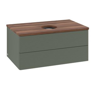 Wastafelonderkast Antao 800x360x500mm L.Green Matt Lacquer L19112HL