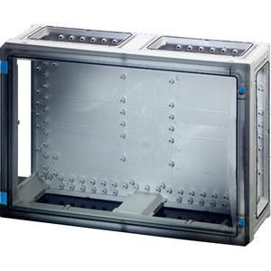 L. beh. BM4 540x360x163 wand Open Transparant deksel