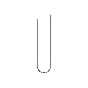 Metalen doucheslang 1/2"x1/2"x1750mm Dark Chrome