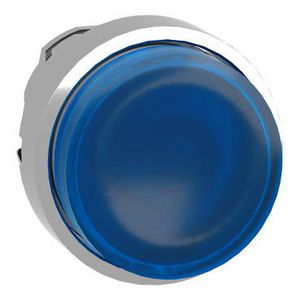 Kop voor verlichte drukknop Ø22mm Blauw