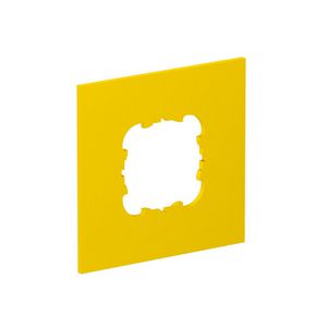 Afdekplaat 1 x EKR 95x95mm polyamidpsgelb 1021