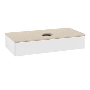 Wastafelonderkast Antao 1000x190x500mm White Matt Lacquer L09053MT