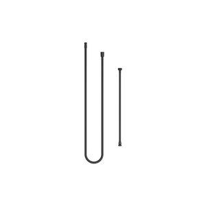 Reserveond doucheslang 2delig 1/2"x3/8"x2250mm zwart mat