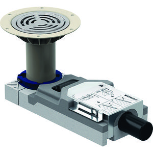 Vloerput douche afwerkvloer dikte bij afvoer 85u110mm