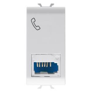BRITISH STANDARD TELEPHONE SOCKET-6 CONTACTS-SCREW-ON TE
